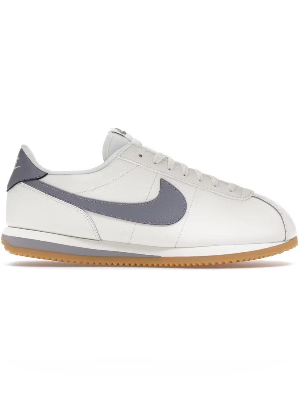 Nike Classic Cortez White Gray Gum Leather Sneaker Size 8 NWT